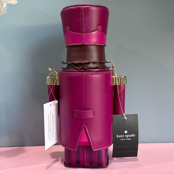 Kate Spade Pink Nutcracker Crossbody Bag Oh What Fun 3D Novelty NWT - Picture 5 of 10